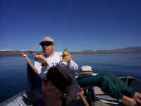 Gary demonstrates E.B. style on a beautiful Crowley day