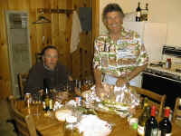 Brown helps prepare gourmet trout